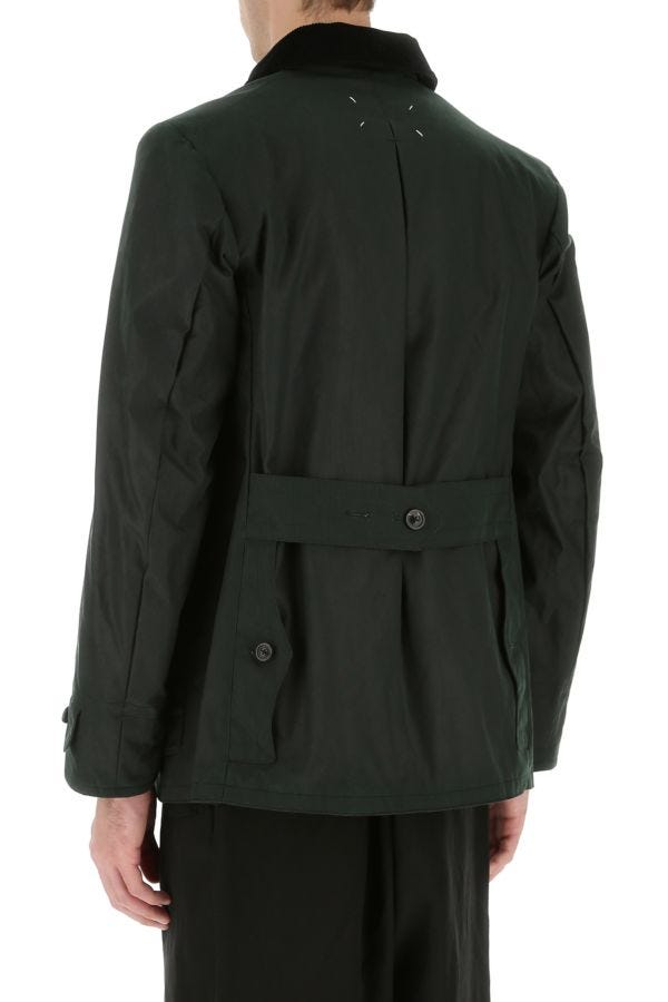 MAISON MARGIELA | Dark green cotton jacket