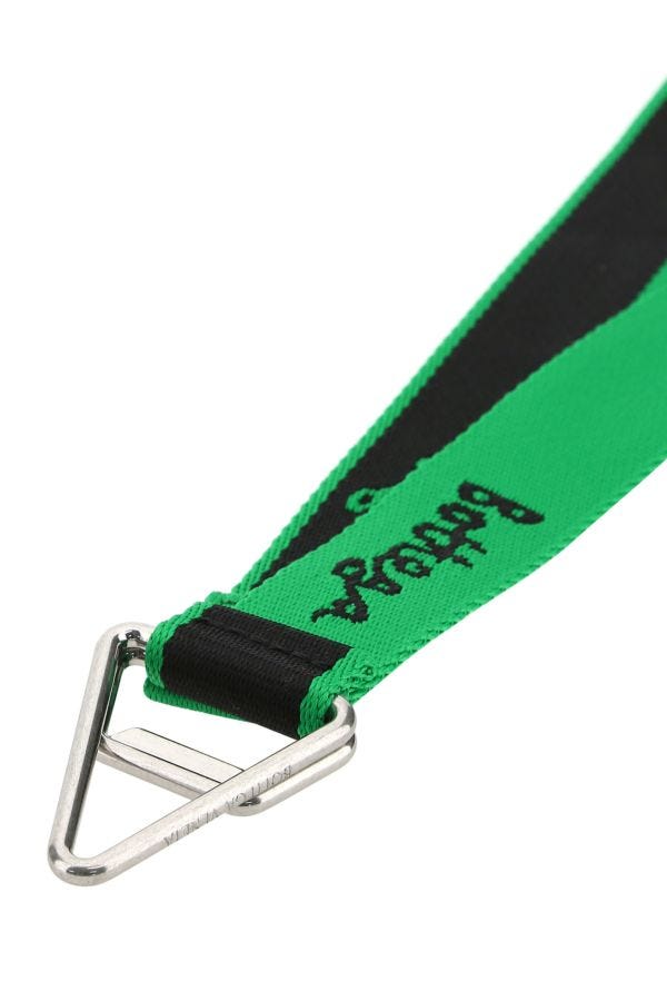 BOTTEGA VENETA | Grass green polyester belt