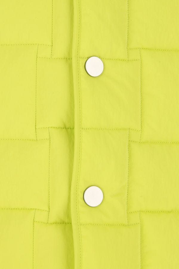 BOTTEGA VENETA | Fluo yellow nylon padded vest