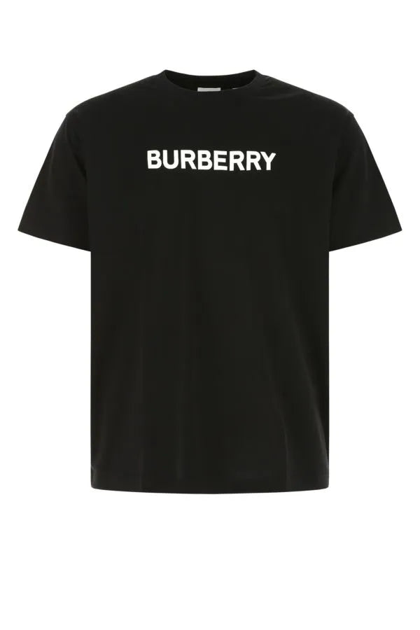 BURBERRY | ブラックコットン T シャツ
