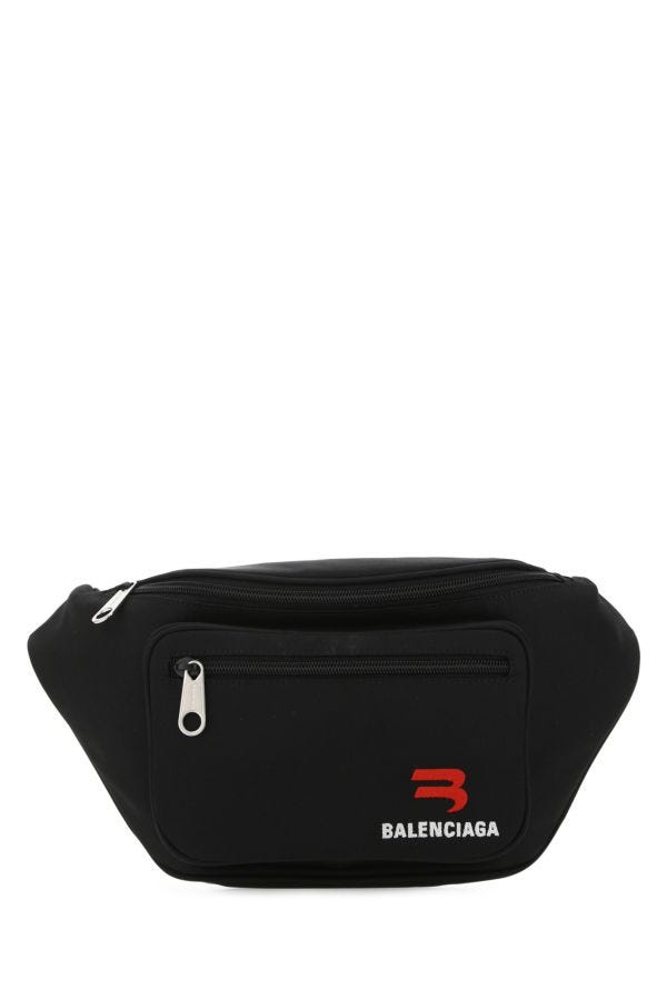 BALENCIAGA | Black nylon medium Explorer belt bag