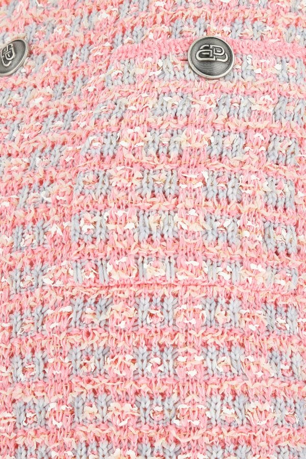 BALENCIAGA | Multicolor boucle skirt