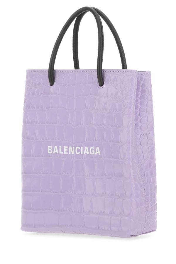 BALENCIAGA | Lilac leather handbag
