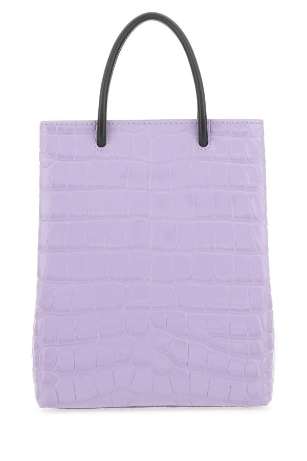 BALENCIAGA | Lilac leather handbag