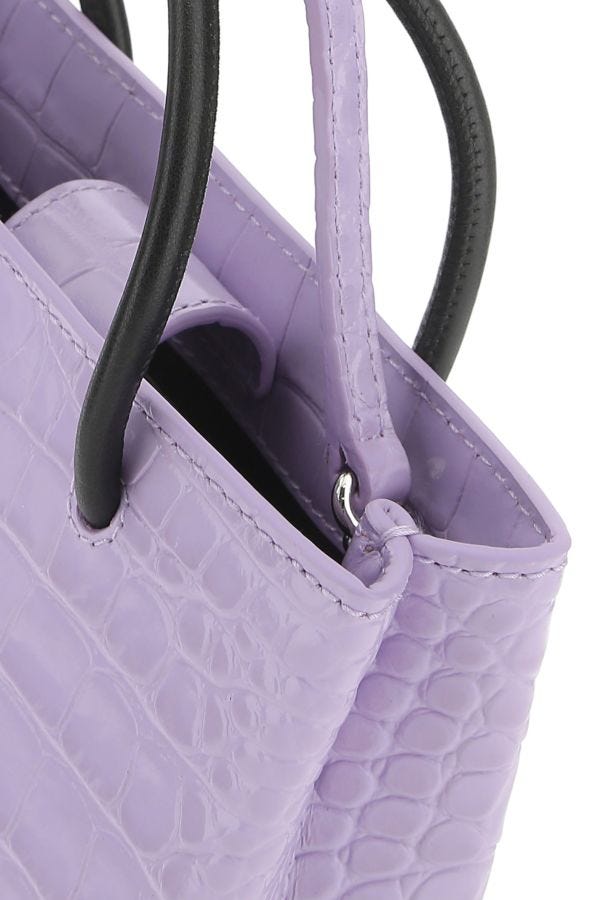 BALENCIAGA | Lilac leather handbag