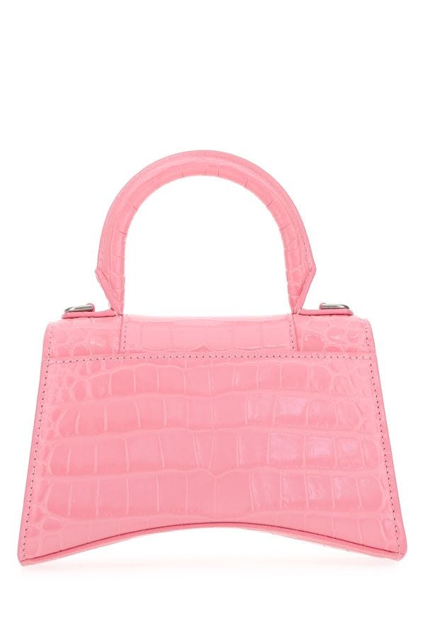 BALENCIAGA | Pink leather XS Hourglass handbag