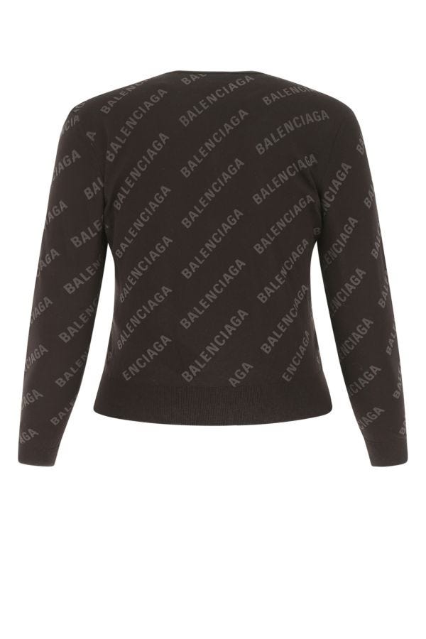 BALENCIAGA | Printed cotton cardigan