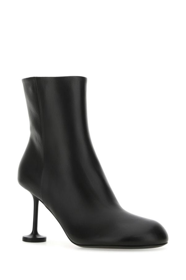 BALENCIAGA | Black leather Lady ankle boots