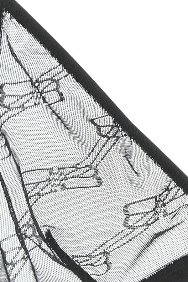 BALENCIAGA | Embroidered mesh bra