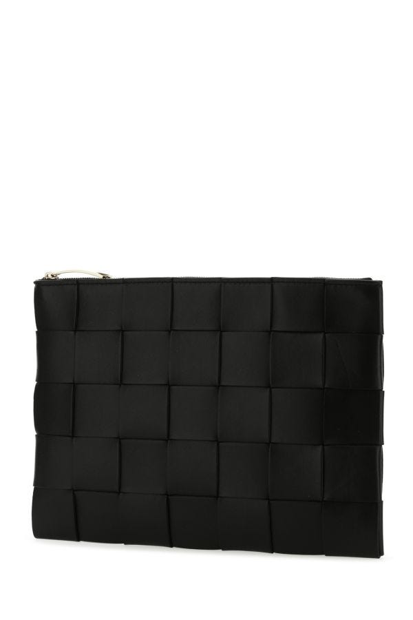 BOTTEGA VENETA | Black nappa leather pouch