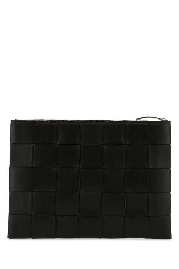 BOTTEGA VENETA | Black nappa leather pouch