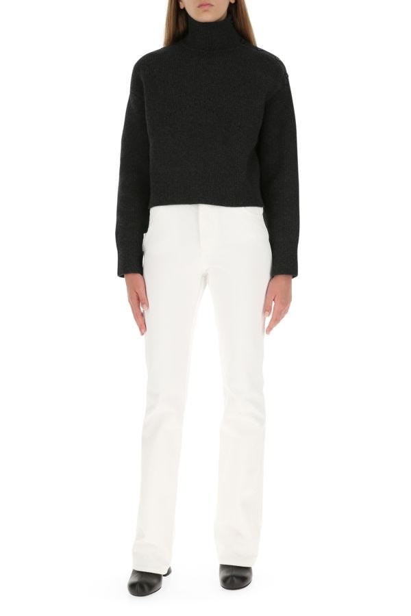BOTTEGA VENETA | White denim jeans
