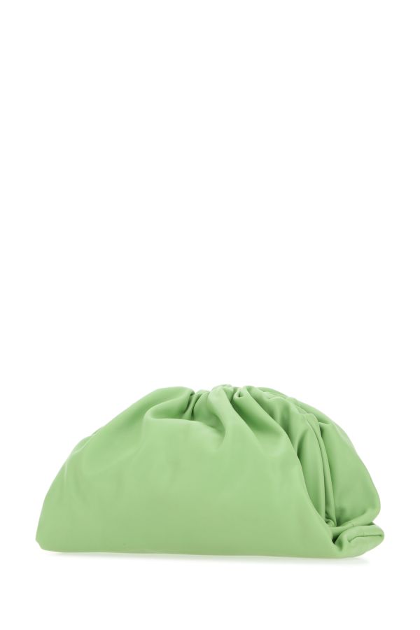 BOTTEGA VENETA | Light green nappa leather Teen Pouch clutch