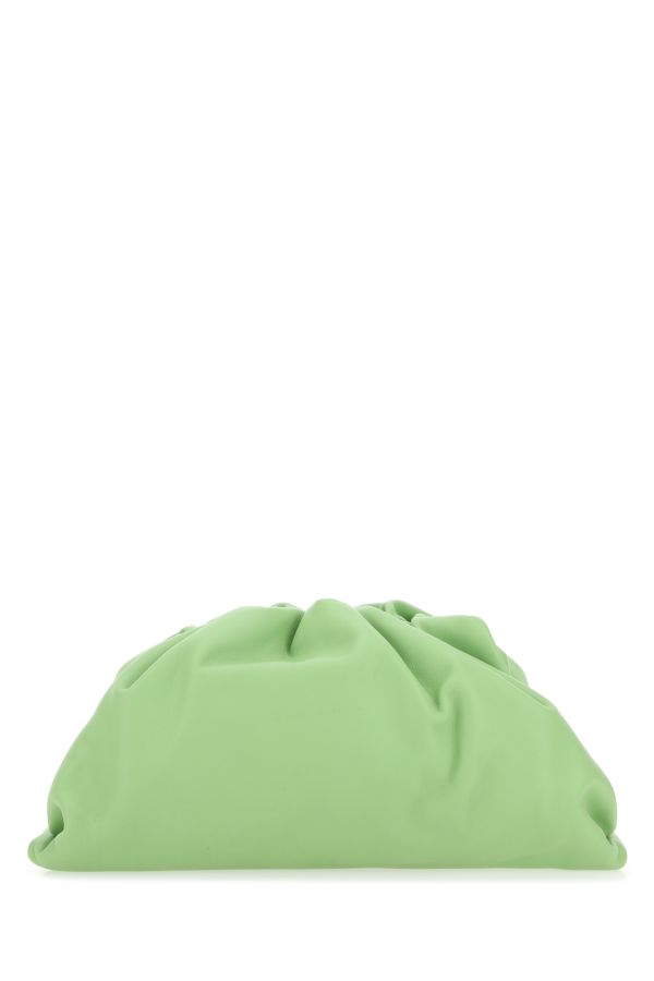 BOTTEGA VENETA | Light green nappa leather Teen Pouch clutch