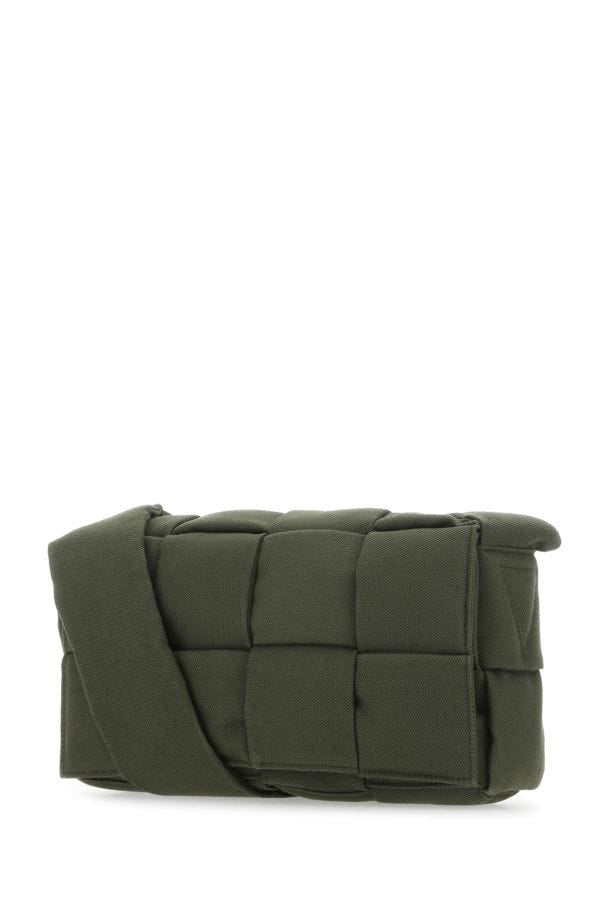 BOTTEGA VENETA | Olive green Padded Tech Cassette crossbody bag