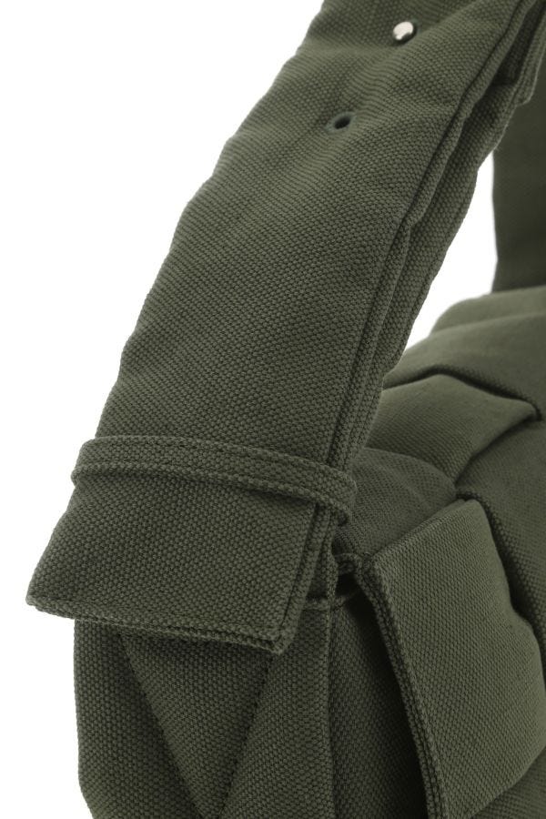BOTTEGA VENETA | Olive green Padded Tech Cassette crossbody bag