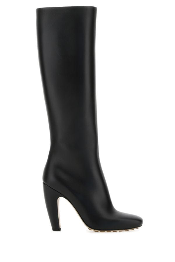 BOTTEGA VENETA | Black leather Canalazzo boots