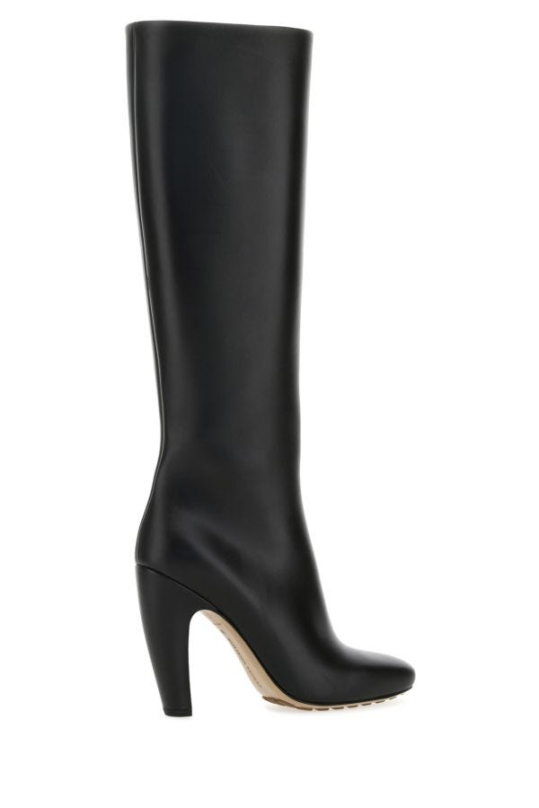 BOTTEGA VENETA | Black leather Canalazzo boots