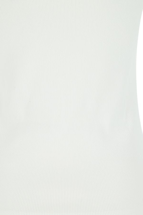 BOTTEGA VENETA | White stretch cotton tank top