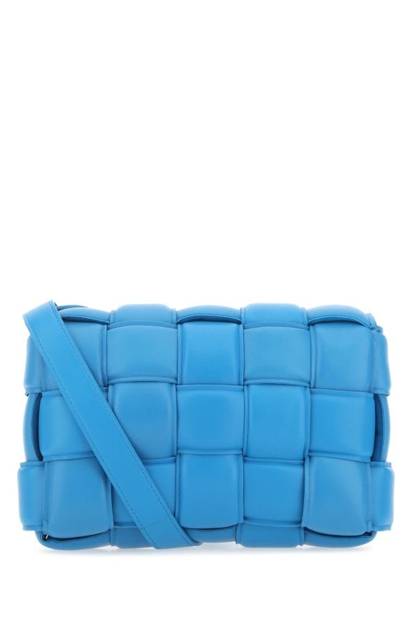BOTTEGA VENETA | Turquoise nappa leather small Padded Cassette crossbody bag