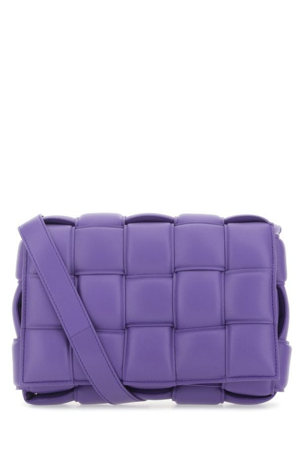 BOTTEGA VENETA | Purple nappa leather small Padded Cassette crossbody bag