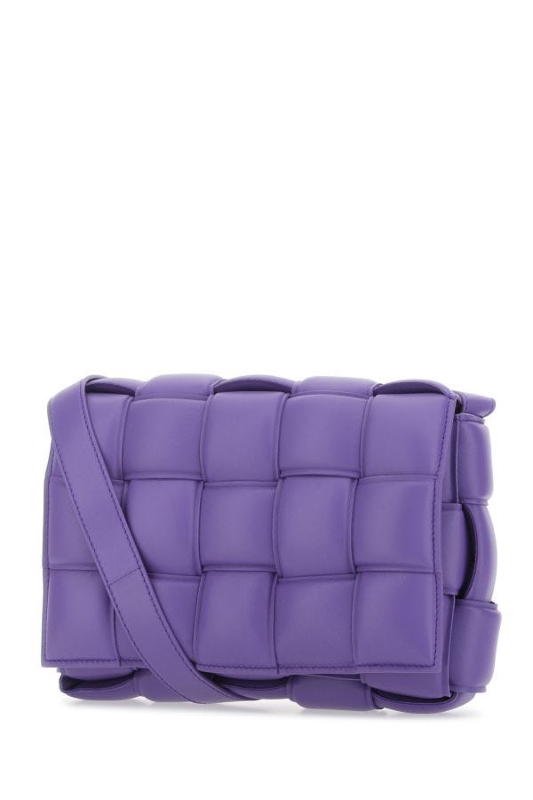 BOTTEGA VENETA | Purple nappa leather small Padded Cassette crossbody bag