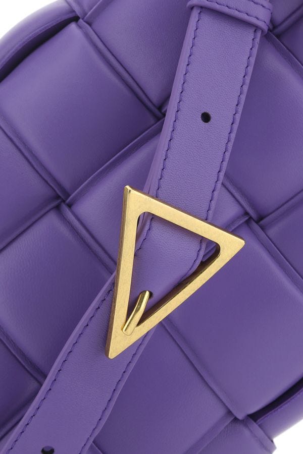 BOTTEGA VENETA | Purple nappa leather small Padded Cassette crossbody bag