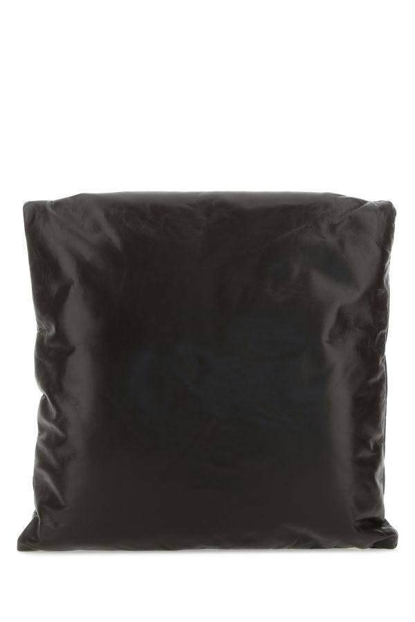 BOTTEGA VENETA | Dark brown leather Pillow clutch