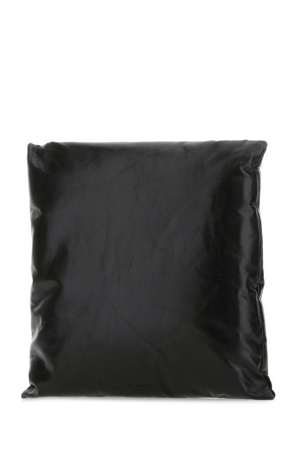 BOTTEGA VENETA | Black leather Pillow clutch