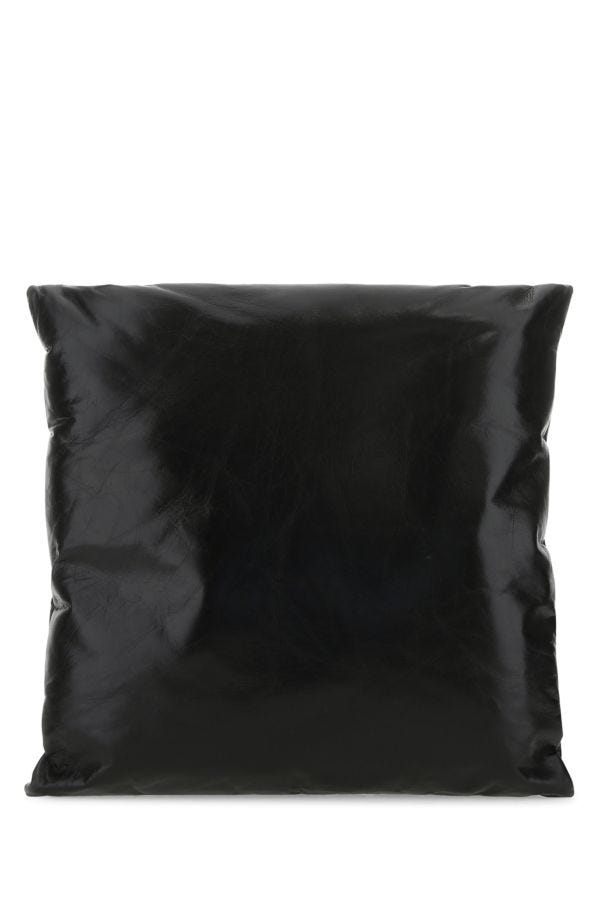 BOTTEGA VENETA | Black leather Pillow clutch