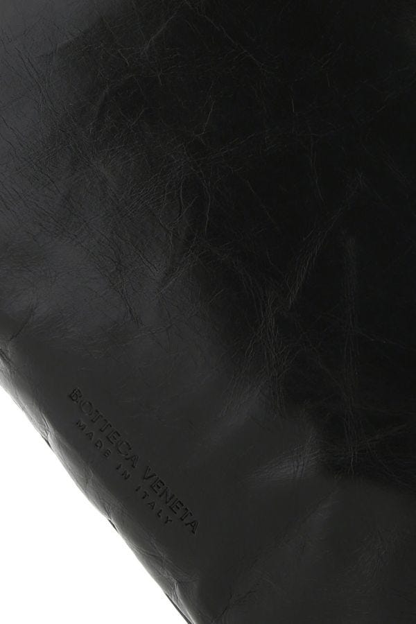 BOTTEGA VENETA | Black leather Pillow clutch