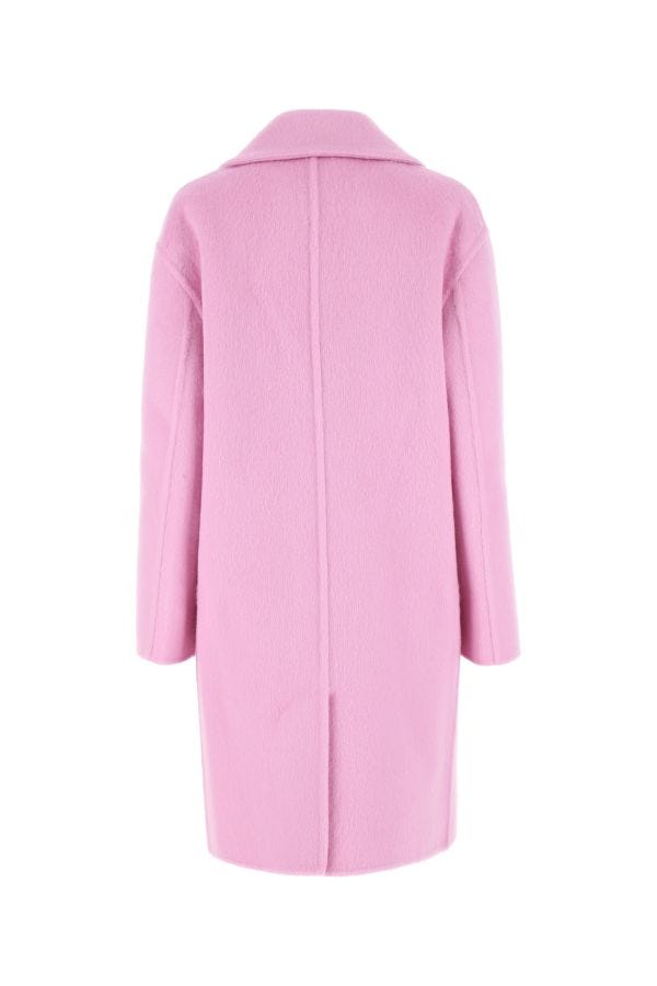 BOTTEGA VENETA | Pink wool blend coat