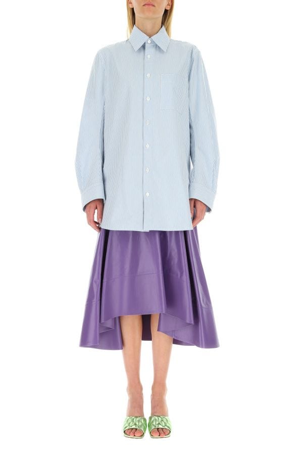 BOTTEGA VENETA | Embroidered cotton oversize shirt