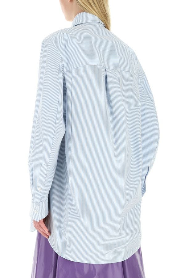 BOTTEGA VENETA | Embroidered cotton oversize shirt