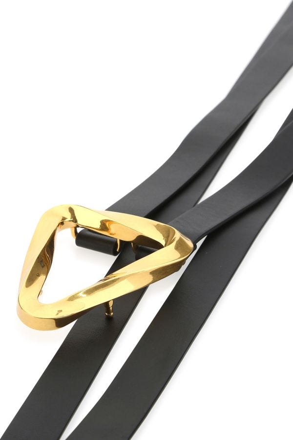 BOTTEGA VENETA | Black leather Grasp belt