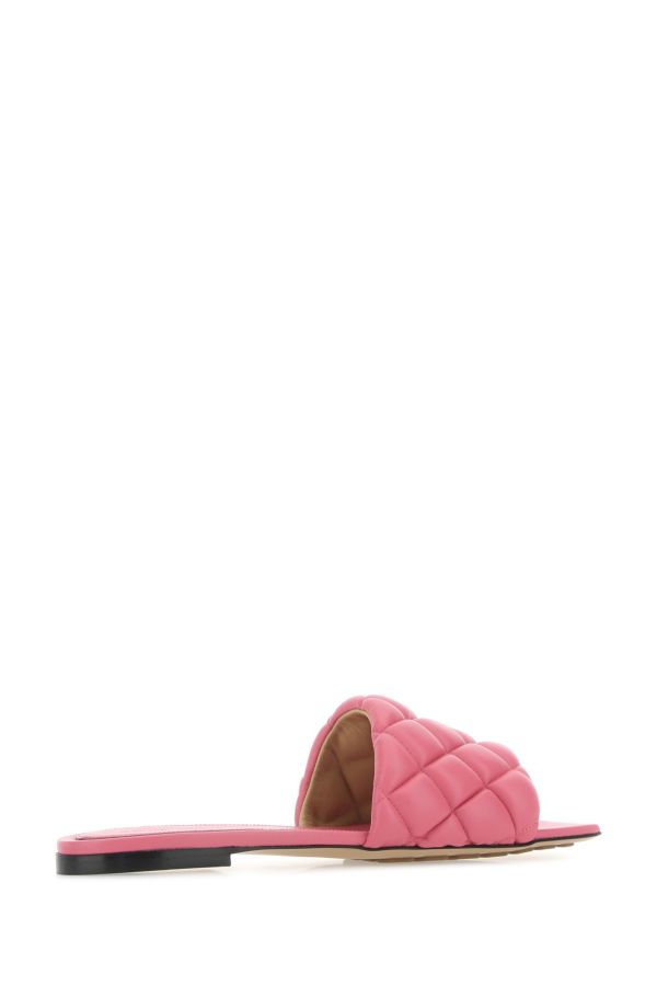 BOTTEGA VENETA | Pink nappa leather Padded slippers