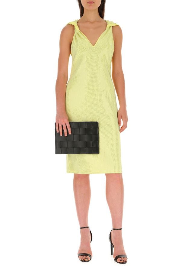 BOTTEGA VENETA | Embellished stretch viscose blend dress