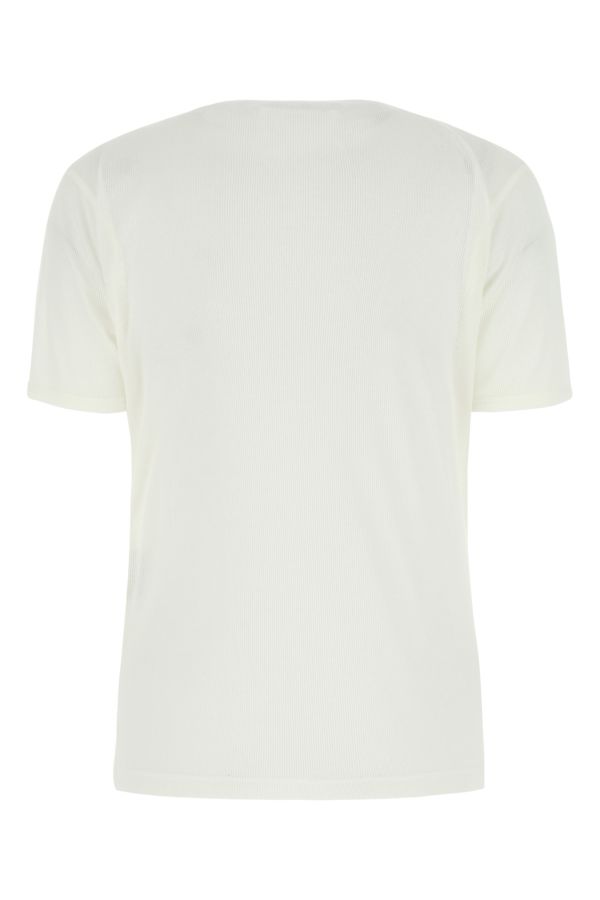 MAISON MARGIELA | White cotton blend t-shirt