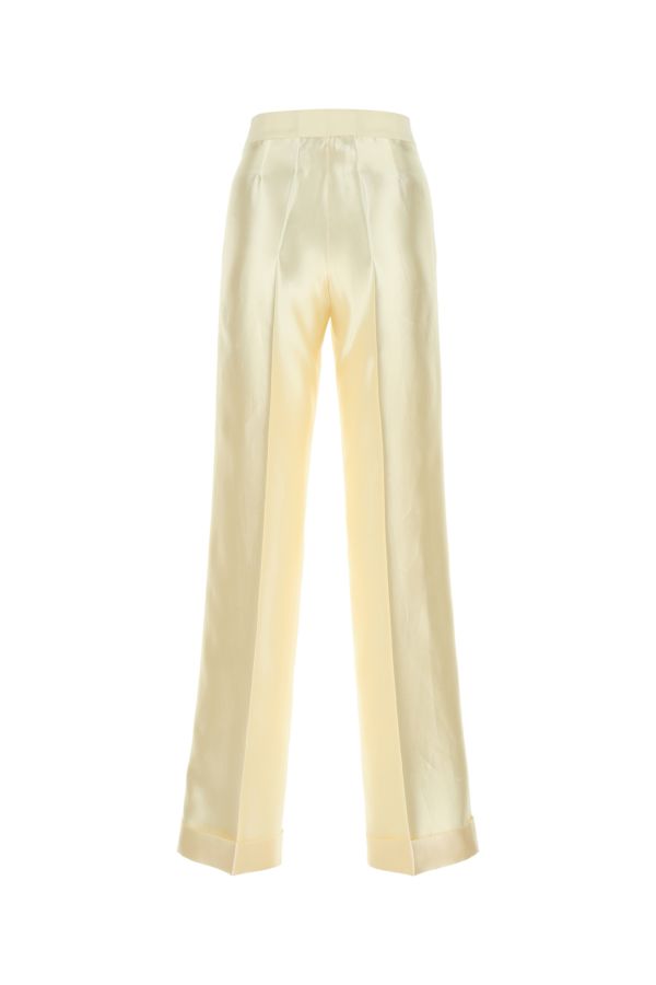MAISON MARGIELA | ivory viscosa blend wide-leg pant