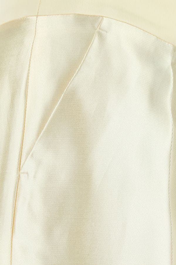 MAISON MARGIELA | ivory viscosa blend wide-leg pant