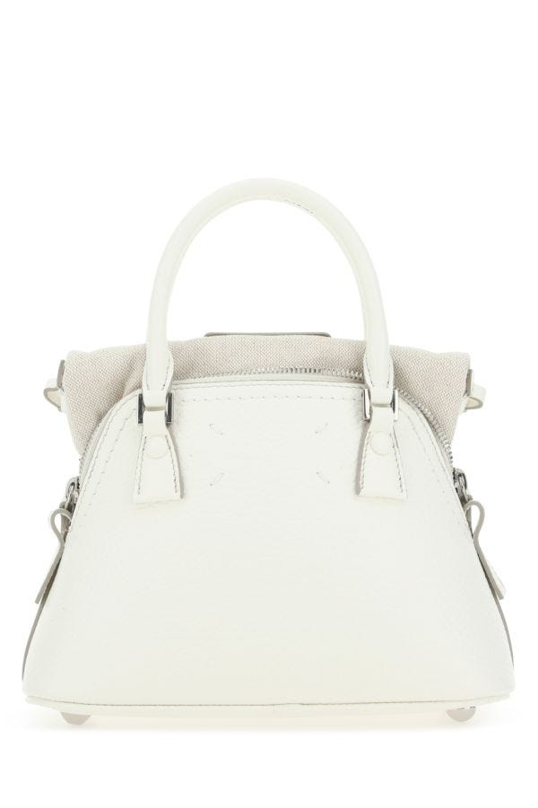 MAISON MARGIELA | Ivory leather micro 5AC handbag
