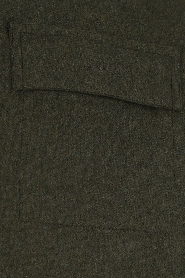 GIVENCHY | Army green wool blend jacket