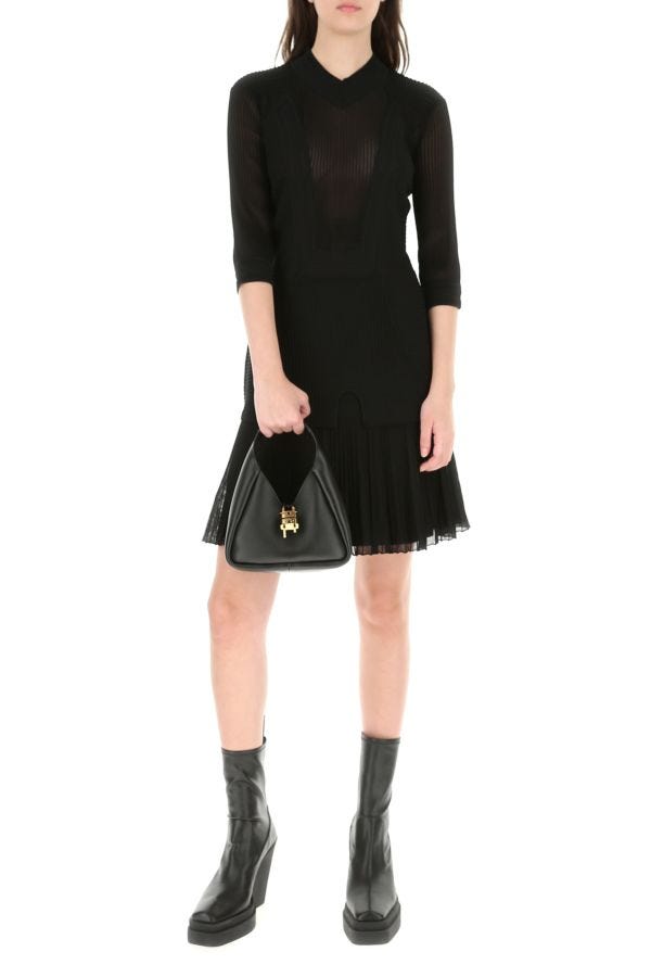 GIVENCHY | Black leather G-Hobo handbag