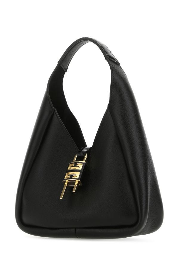 GIVENCHY | Black leather G-Hobo handbag