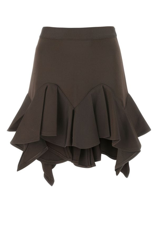 GIVENCHY | Brown viscose skirt