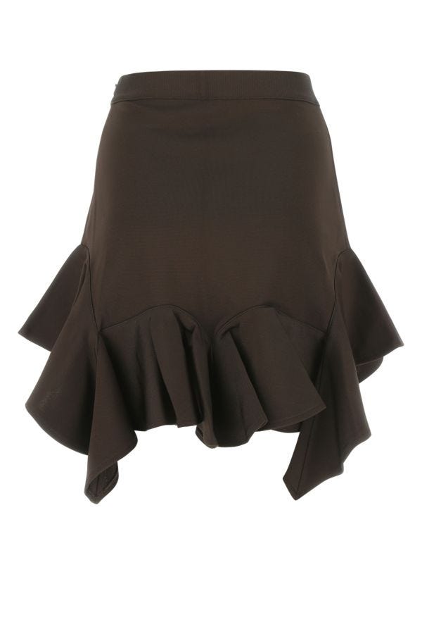 GIVENCHY | Brown viscose skirt