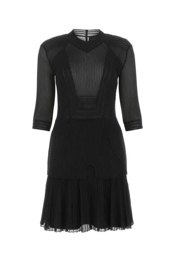 GIVENCHY | Black stretch viscose blend mini dress