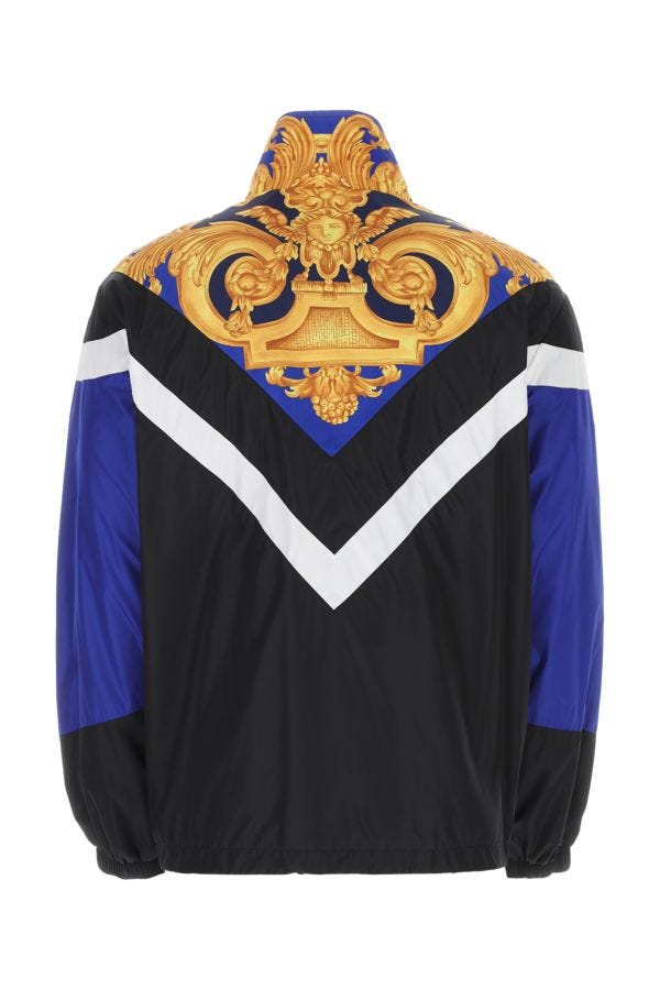 VERSACE | Multicolor nylon windbreaker