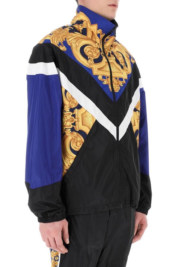 VERSACE | Multicolor nylon windbreaker