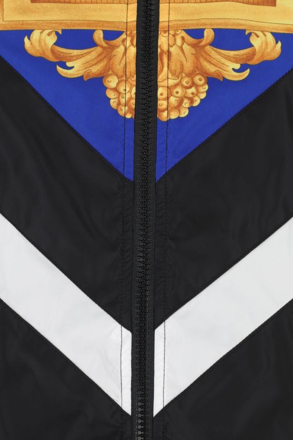 VERSACE | Multicolor nylon windbreaker